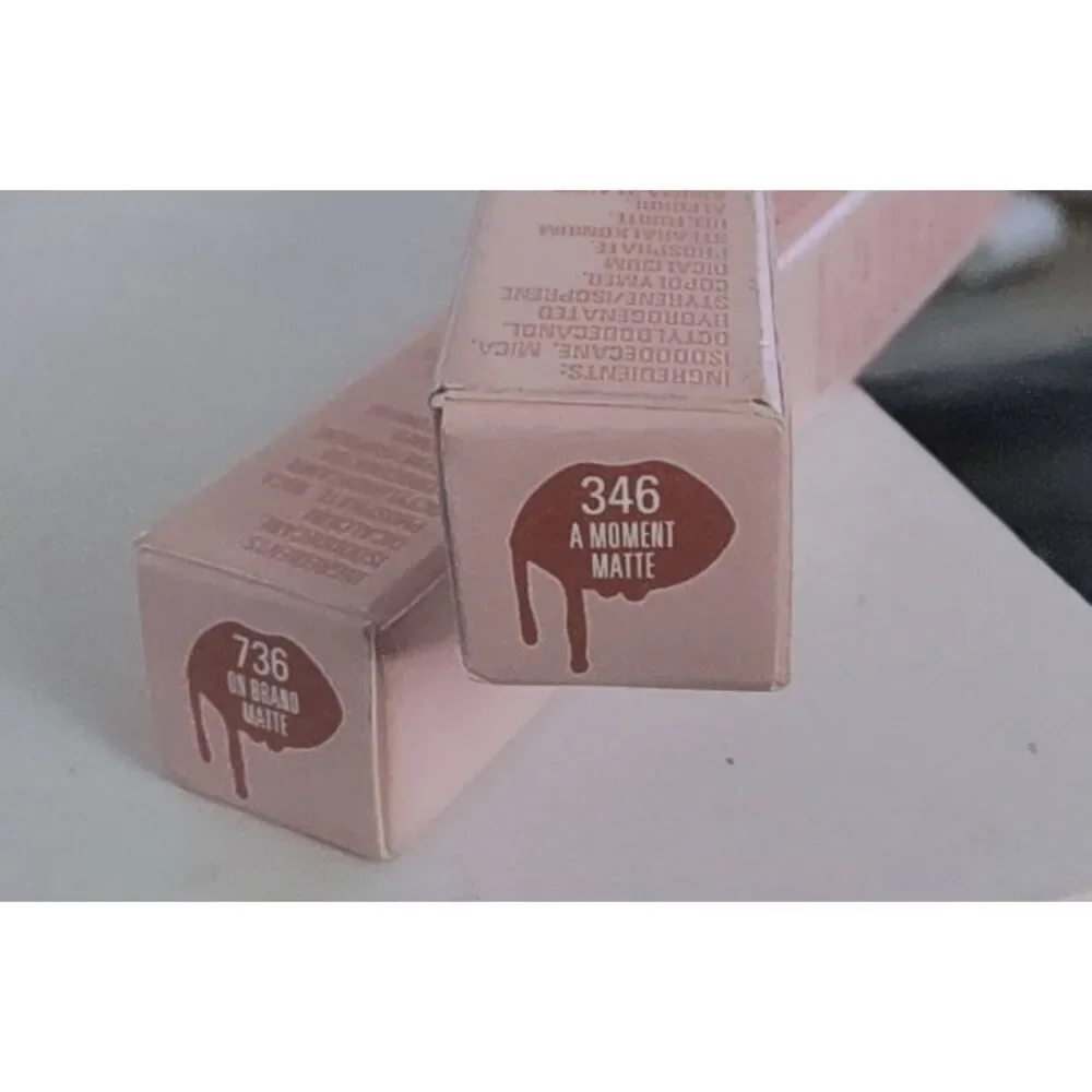 KYLIE JENNER Lot of (2) Matte Liquid Lipstick~736 On Brand & 346 A Moment